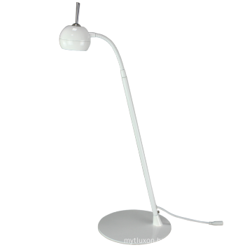 eye-protecting mirror finished 7W led desk lamp aluminum 5500k touch switch